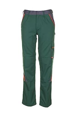 Planam 2422060 dimensioni 60 "Visline Pantaloni, colore: verde/arancio/ardesia