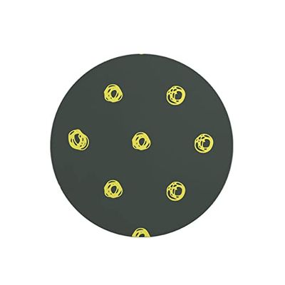 Questo Casa, Round Digital Printed Mouse Pad, Non-Slip Base, for Office and Home, Diameter:22cm