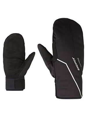 Ziener ultimono Guanti da Sci di Fondo, Nordic, Crosscountry, Antivento, Primaloft, Soft Shell, Nero, 8,5 Uomo