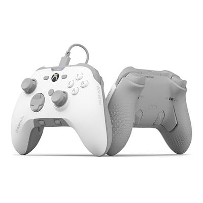 SCUF VALOR PRO Wired Performance Xbox Controller – Customisable Back Paddles, Instant Triggers, Hall Effect Thumbsticks, Audio Controls, Xbox Series X|S, Xbox One, Windows PC – White