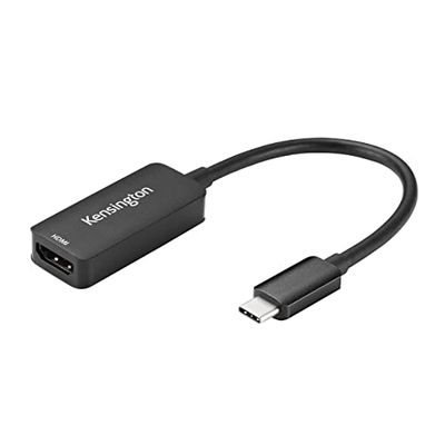 Kensington Adaptador USB-C a HDMI CV4200H, USB-C a HDMI 4K/8K, Adaptador para 2 Monitores, Compatible con Windows 10, macOS, Chrome OS, Thunderbolt 3 y Thunderbolt 4 (K34052WW)