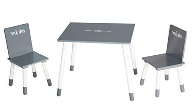 roba Zitgroep 'Rock Star Baby 3', kindermeubelset van 2 kinderstoelen en 1 tafel, meerkleurig