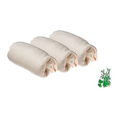 Set med 3 överdrag för skötmadrasser av bambuviskos - 50 x 70