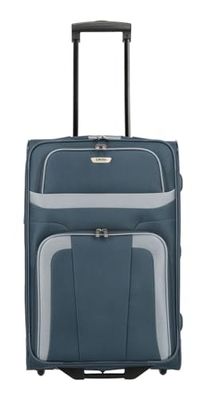 paklite Handgepäck Koffer mit 2 Rollen, Reisekoffer Klein, Orlando, Klassivenanube Weichgepäck Trolley im zeitlosen design, Marinha, Trolley para portátil