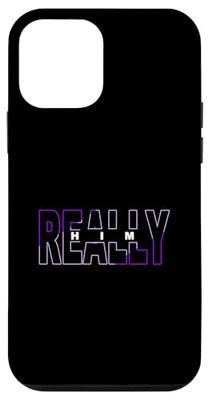 Grafica viola Really Him Viola Custodia per iPhone 12 mini