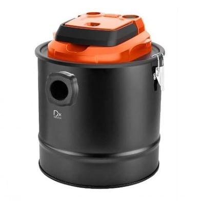 Dx DREXON 781018 Aspiradora de 1200 W para Cenizas y Polvo de pellets, 18 L, 2 Accesorios, función soplador