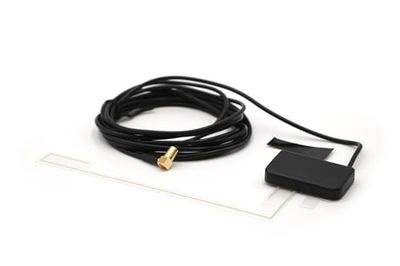 Blaupunkt Antena Adhesiva Activa Dab/Dab+, con Amplificador Integrado de 15 dB, Conector SMB de 12 V, Cable de 3 m, Montaje en Parabrisas Delantero