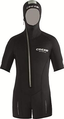 Cressi Shell Multi Thickness Jacket W/Hood Lady -Premium Neoprene 5mm