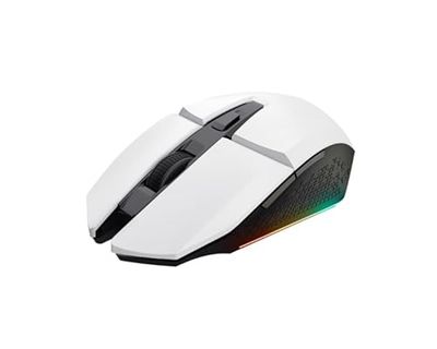 Souris Gaming sans Fil, RVB, Design Ergonomique, Connexion USB, Haute précision, idéale pour Les Gamers, Couleur Blanche. *