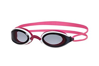 Zoggs Fusion Air Zwembril voor dames, wit/roze/smoke, één maat