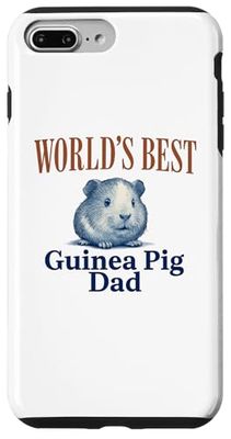 Guinea Pig Apparel uomo ragazzi divertimento Worlds Best Guinea Pig Dad Custodia per iPhone 7 Plus/8 Plus