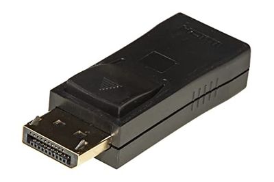 LINK LKADAT212 Adaptateur Displayport 1.2 Mâle, Hdmi 2.0 Femelle Contacts dorés 4K 60Hz, Noir