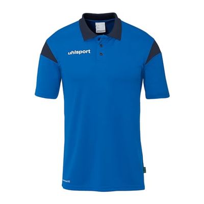 uhlsport Polo Sportiva Unisex, Azzurro/Marina, XXXL