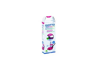 GIOTTO gouache scolaire - Boîte 6 flacons 25 mL + 1 pinceau