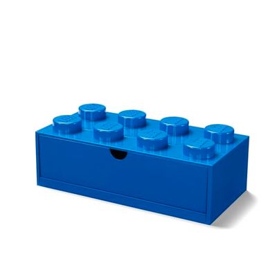 Room Copenhagen LEGO Tiroir de bureau empilable avec 8 boutons Bleu