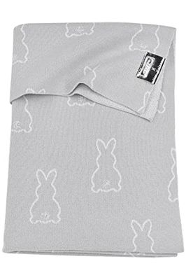 Meyco Baby X Mrs.Keizer Couverture pour bébé Lapin argenté 75 x 100 cm