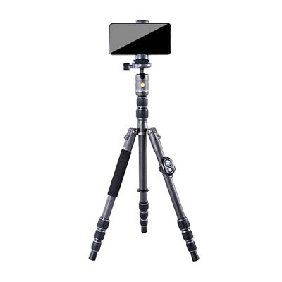 Vanguard Veo 3GO 204CB - Treppiede da viaggio compatto in carbonio con testa a sfera