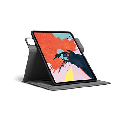 Targus VersaVu THZ775GL - Custodia classica per tablet Apple iPad Air e iPad Pro da 12,9" (3a generazione), con funzione di supporto sottile a tre pieghe, audio migliorato, porta pennino, chiusura a