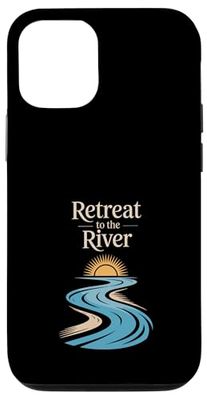 Pesca Terapia Zen Angler Salute Mentale Calma Consapevolezza Custodia per iPhone 12/12 Pro