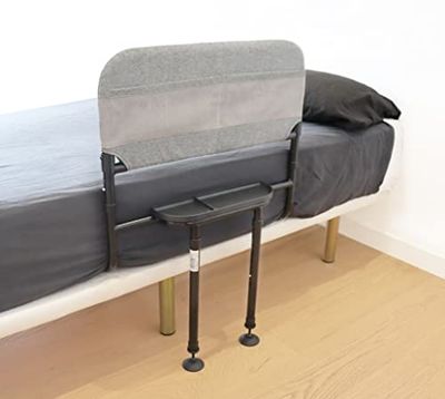 KMINA - Bedbeugels voor Bed Robuust (Tot 145 kg), Bedhekje voor Volwassenen, Handgrepen voor Bed, Bedhek Verstelbaar Senioren, Handgreep voor Bed, Bedhekken voor Volwassenen, Bed Rail Adult