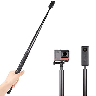 PellKing Lange 200cm (78inch) Onzichtbare Selfie Stick voor Insta360 ONE X3, X2, X, Insta360 ONE R, RS, Insta 360 Camera 1/4" Extended Monopod Pole