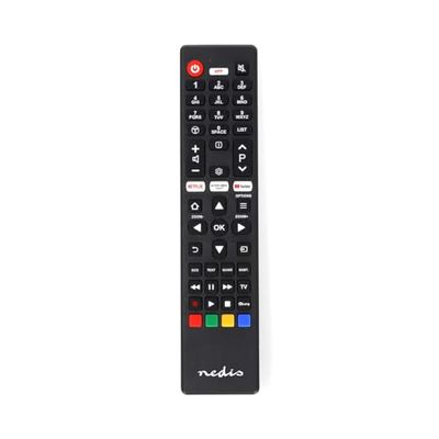 Vervangende Afstandsbediening - Geschikt voor: TCL/Thomson - Vast - 1 Apparaat - Amazon Prime/Netflix Knop/Youtube Knop - Infrarood - Zwart