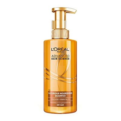 L'Oréal Paris Advanced Hair Science Luxurious Nourishing Shampoo for Dry Hair, 440ml