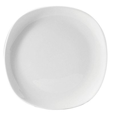 Utopia Titan Soft Square Plates 11.5" / 29cm - Set of 6 - Super Vitrified Crockery, Square Plates