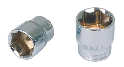 KS Tools 918.3901-E 3/8" CHROMEplus Llave de vaso Flank Drive 1/4", colgador