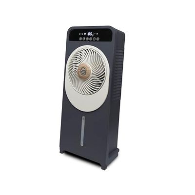 Swan Nordic SAC16800GRY 2-in-1 Evaporative Air Cooler with 24 Fan Settings, 3 Airflow Modes, Advanced Cooling System and 24 Hour Automatic Timer, 5L, 28W, Slate Grey