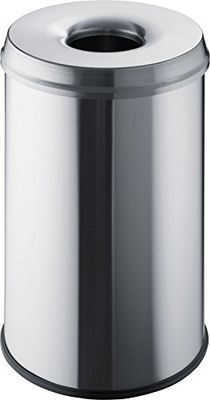 Helit - Pattumiera 30 Liter acciaio inox