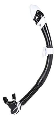 SEAC Tuba Vortex Dry étanche, Sec pour Plongée, Natation et Snorkeling Noir/Blanc