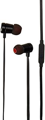 (Nueva) Premium JBL – Harman Aluminio in-Ear Auriculares con Cable antienredos y T290 Alto Rendimiento de Graves Pure con Universal 1 Botón de Control Remoto/micrófono – Negro Color