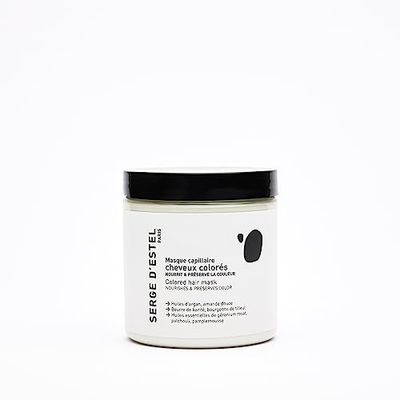 SERGE D'ESTEL PARIS Mask Hair Colored 250G Protect - Softens - Extend - Hydrate Hair Color Mask Hair Color 100% Vegan