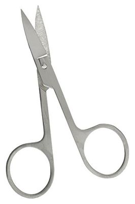 Murrays Manicure Ciseaux à cuticules en acier inoxydable - Extrémité incurvée - 9 cm