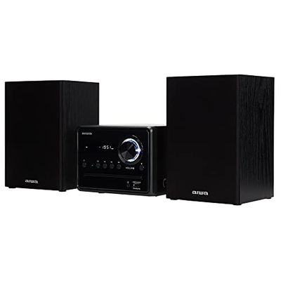 Aiwa MSBTU-300 Micro Cadena Hi-FI Bluetooth/CD/USB 20W Negro