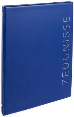 Veloflex 4144250 Classeur pour ranger les diplômes A4 Système mécanique à 4 anneaux Épaisseur : 16 mm (Import Allemagne)