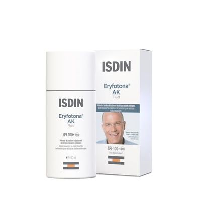 ISDIN Eryfotona AK-NMSC, Crème Solaire (SPF 100+), Traitement préventif et protecteur associé à la Kératose Actinique (AK), Texture Fluide Fusion, 50 ml