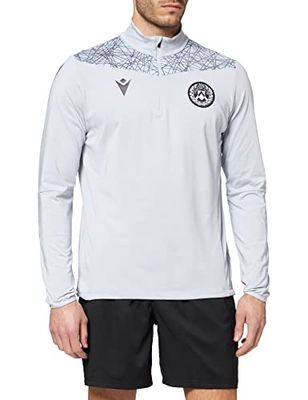 Macron Unisex merchandising ufficiale träningstopp med udinisk dragkedja fotboll 2021/22, Vit, XL