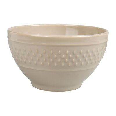 GENEVIEVE LETHU Cuenco de loza de 67 cl, grano de arroz, diámetro de 14 cm, altura 8 cm