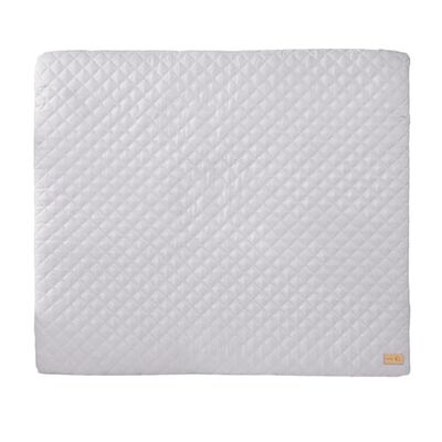 roba Matelas à Langer Imperméable 85 x 75 cm roba Style - pour Table à Langer - Sans Phtalate - Facile à Nettoyer - Gris Argenté