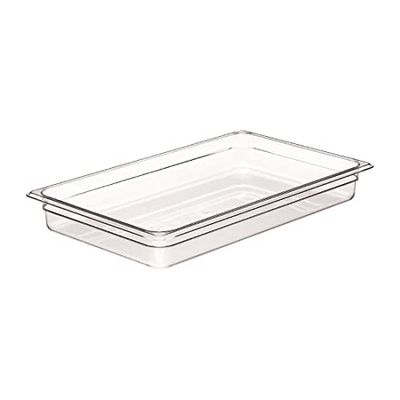 Cambro 12CW135 Policarbonato 1/1 Gastronorm Pan 65mm, Transparente