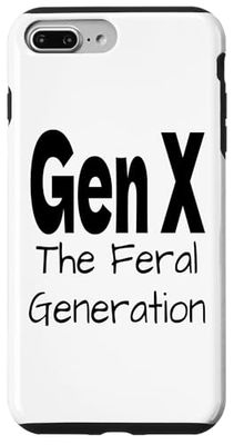 Custodia per iPhone 7 Plus/8 Plus Gen X La Generazione Feral Funny Generation X Dire Sarcasmo