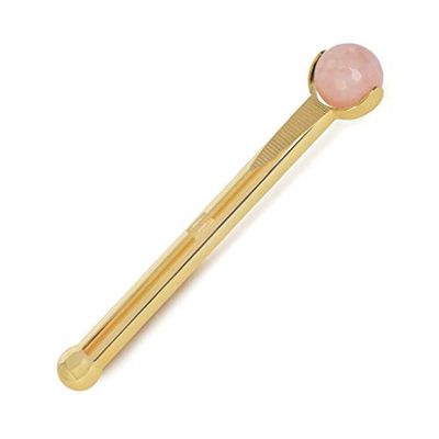 Haute Custom Beauty Precious Contouring Facial Massager Rose Quartz