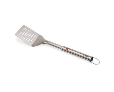 Joseph Joseph GrillOut Paletta per BBQ in Acciaio Inox, Retrattile, Salvaspazio, Spatola Forata, Facile da Pulire, Occhiello per Appendere