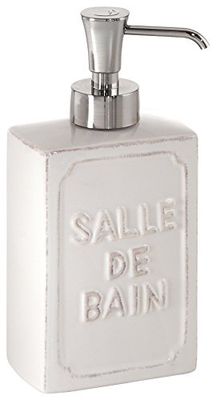 Gedy Vivienne Dosatore di Sapone, Ceramica, Bianco, Taglia Unica