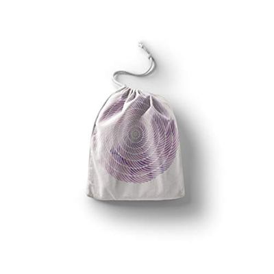 Bonamaison Imprimé Sacs de Coton avec Cordon, Sac D'Épicerie, Sac À Provisions, Réutilisables, Écologique, Pliable, Taille: 12x15 Cm
