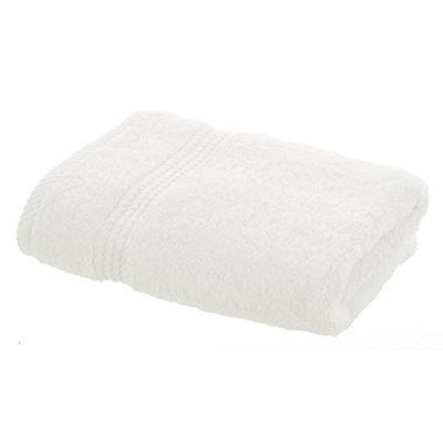 Bamboo Bliss White Bamboo Luxury Hand Towel Plush Soft Bathroom Bath Linen 50 x 100cm