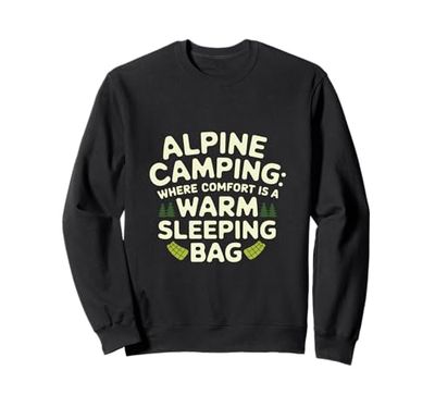 Dove il comfort è un sacco a pelo caldo campeggio alpino Felpa