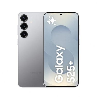 Samsung Galaxy S25+ 512GB Teléfono Móvil con IA, Galaxy AI, 12GB RAM, Cámara 50MP, Dual SIM, IP68, Garantía del Fabricante 3 Años + 1 Año Extra, Color Gris (Versión Española)